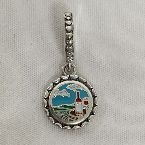 Pandora Santa Ynez Valley Exclusive Charm Pendant, S925 Silver Bracelets - Picture 1 of 4
